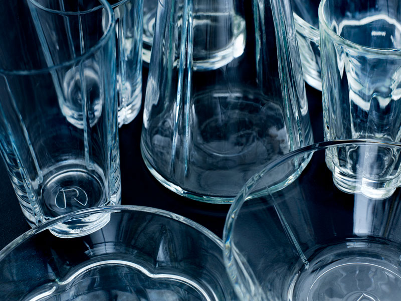 Glas close up af grand cru