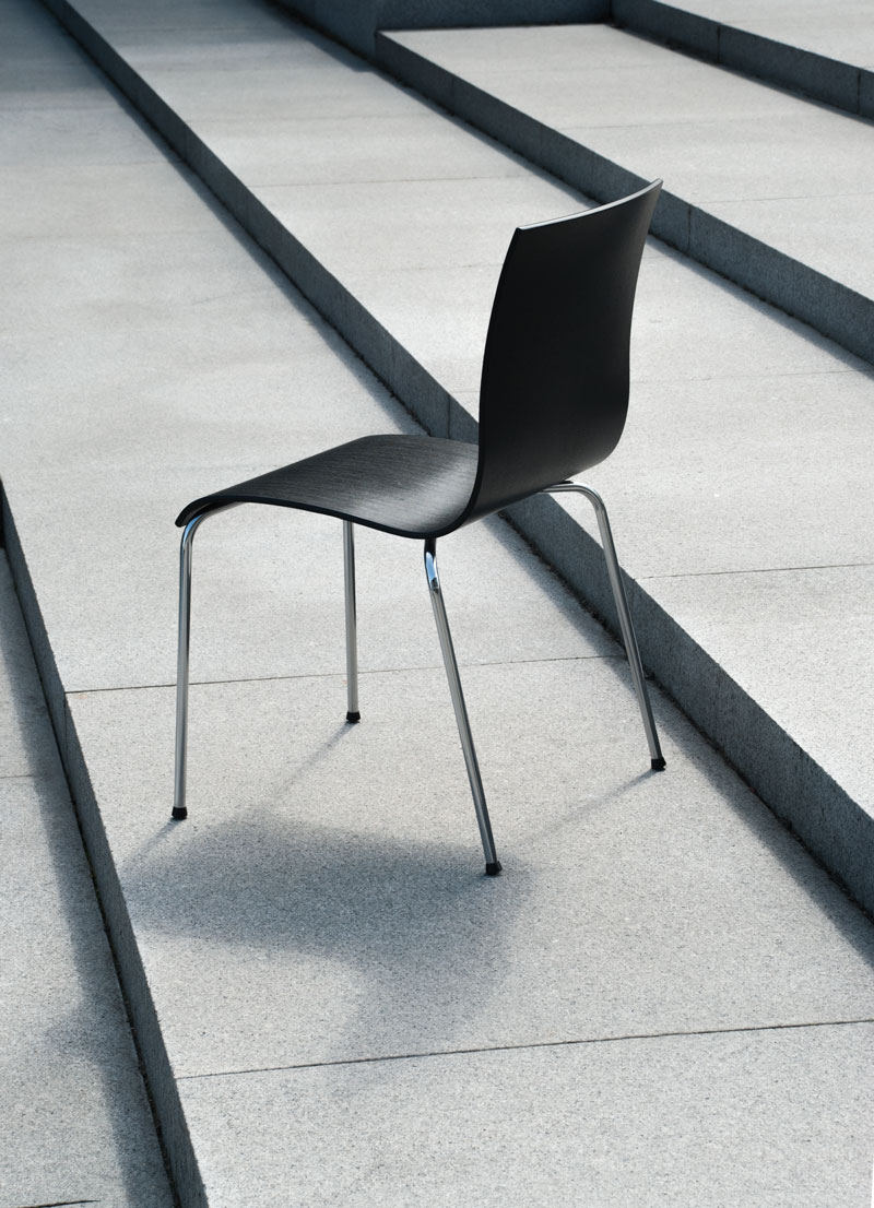 Copenhagen stackable chair by Erik Bagger Furniture