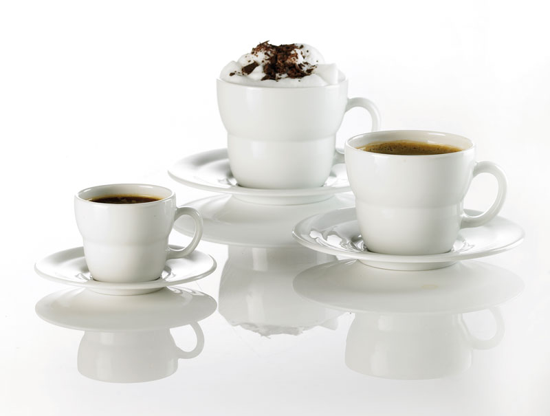 Opera kaffekopper med indhold designet af erik bagger